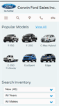 Mobile Screenshot of corwinfordsales.com